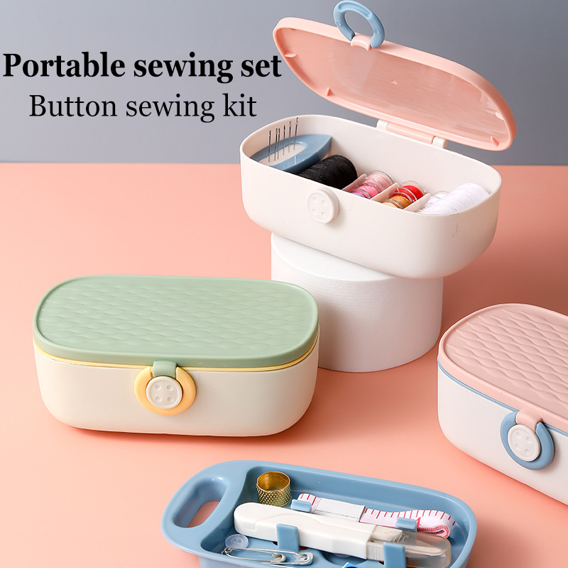 裁縫キット、プラスチック製裁縫箱、裁縫キットアクセサリーとア - Sewing Kit のレビューと価格