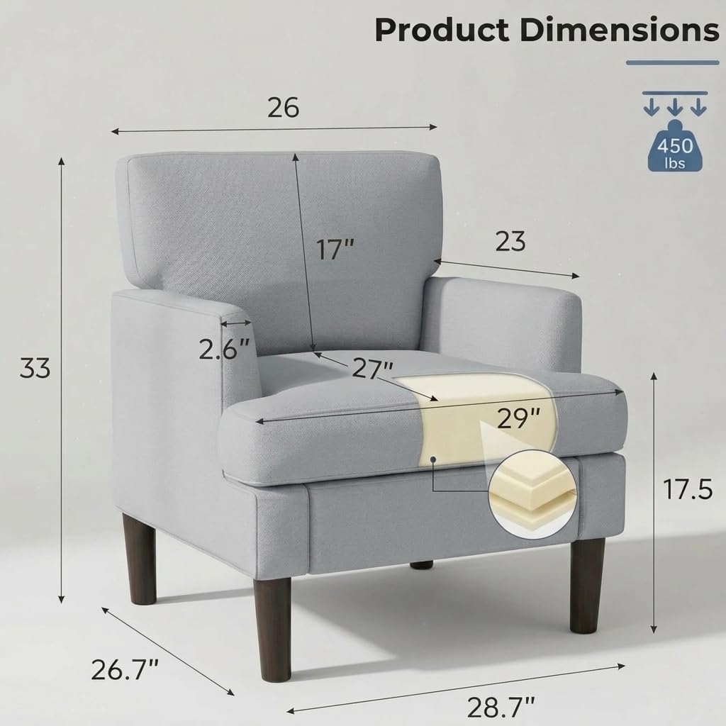 # アクセントチェアセット ミッドセンチュリーの快適な布張り - Century Textile & Sewing Supply Reviews のレビューと価格