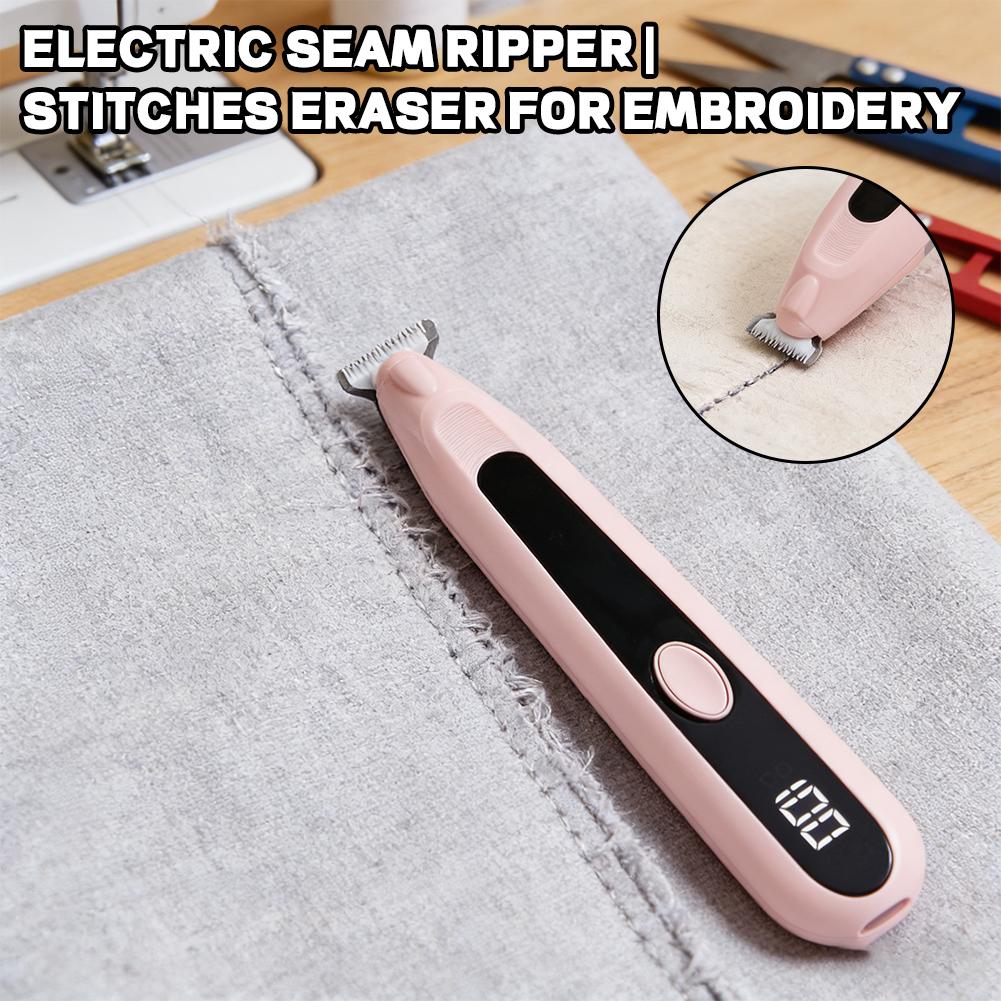 プロ仕様の電動シームリッパー、刺繍ステッチ消しゴム＆糸取りツ - Seam Ripper Tool のレビューと価格