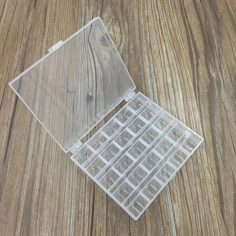 25 ピース/セット空のボビンミシンプラスチックケース収納ボ - Thread Bobbins Empty のレビューと価格