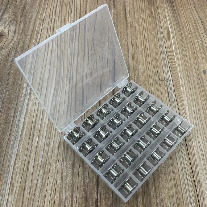 25 ピース/セット空のボビンミシンプラスチックケース収納ボ - Thread Bobbins Empty のレビューと価格