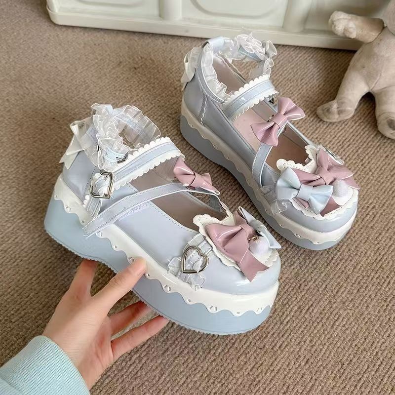 ラブリーガールズ ロリータ スイートボウノット プラットフォ - Sewing Nylon のレビューと価格
