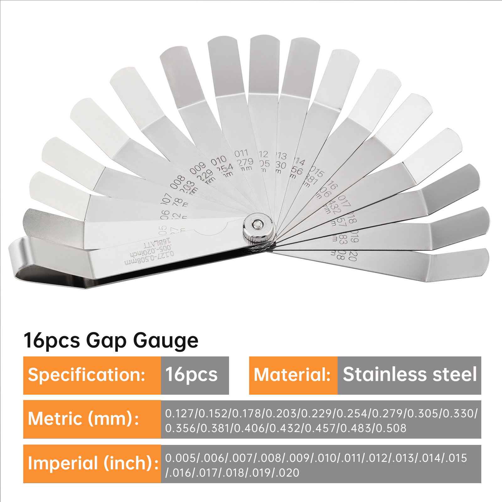 ステンレス鋼オフセットバルブタペットフィーラーゲージセット多 - Seam Gauge Metal のレビューと価格
