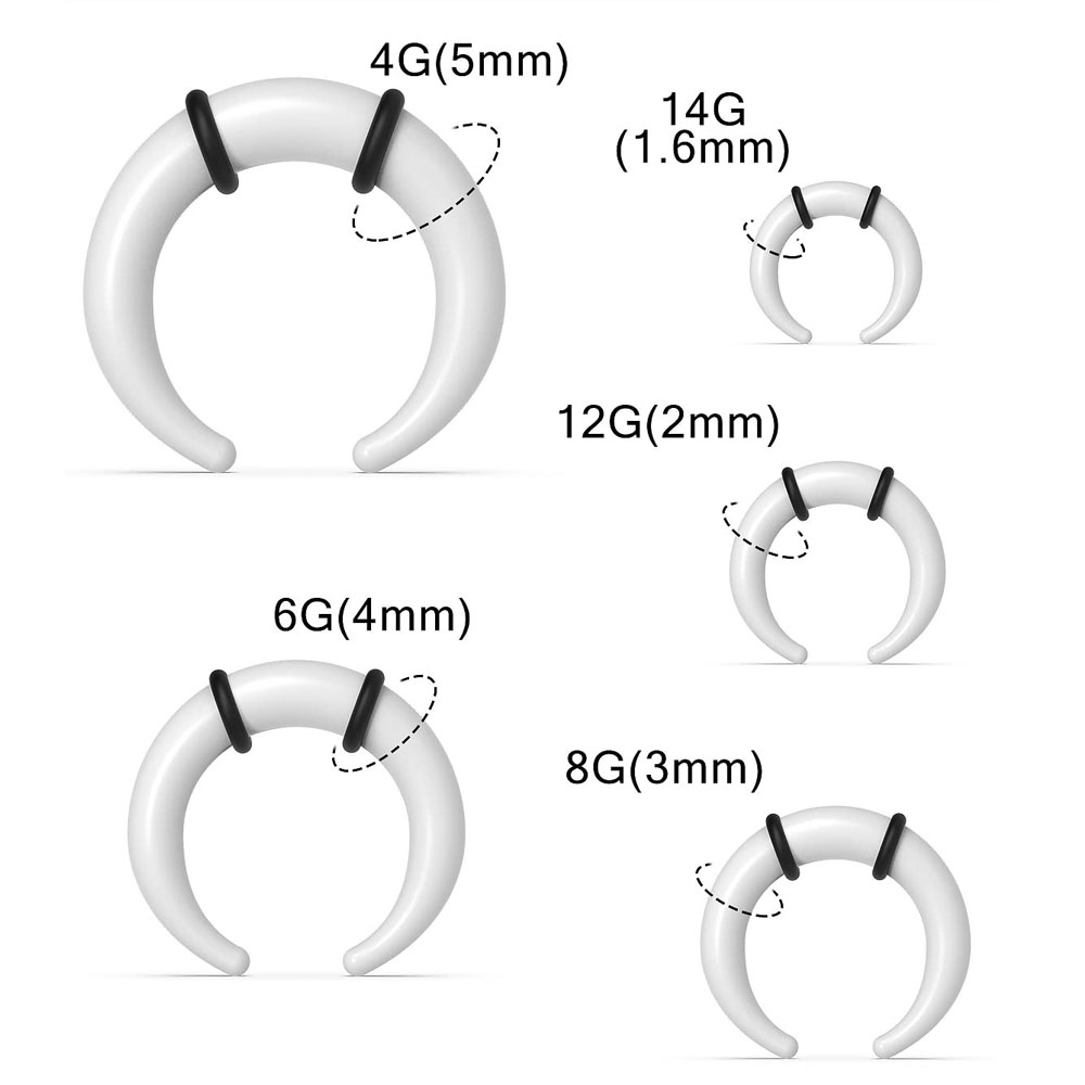 Cシェイプバッファローテーションリング、イヤーゲージ、エキス - Seam Gauge Metal のレビューと価格
